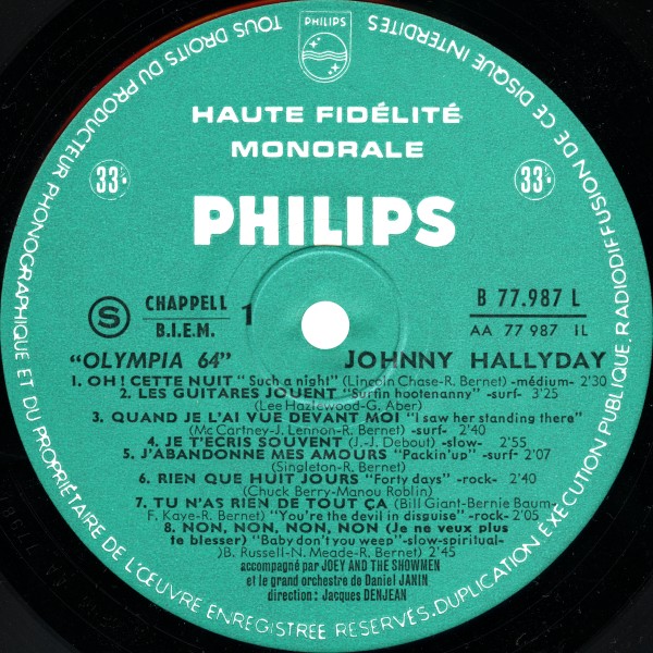 LP Olympia 64 Philips B 77 987 L