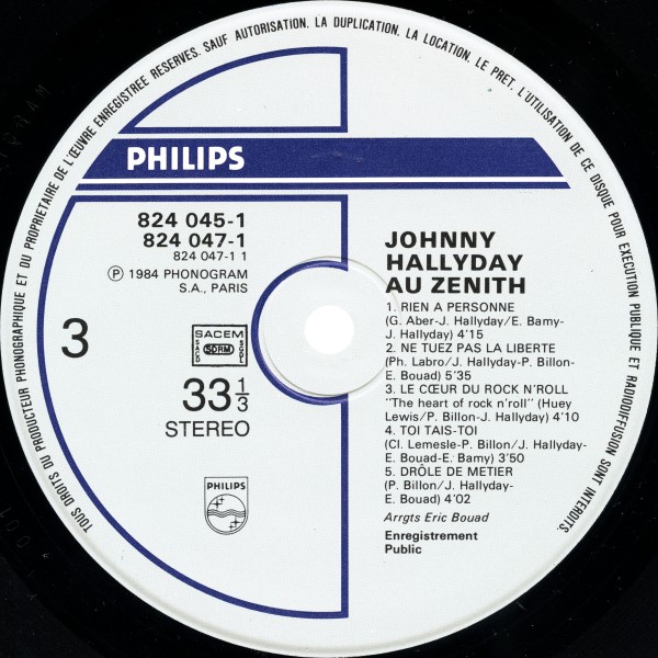 LP Au Znith Philips 824 045-1