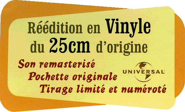 LP 25 cm  sticker Universal