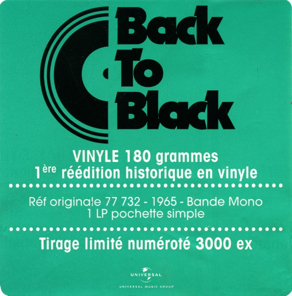 LP Back to black Hallelujah Universal 531 659-7