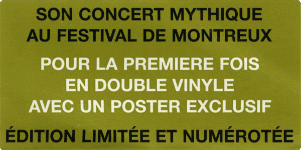 LP Live at Montreux 1988 EAGLP524FR