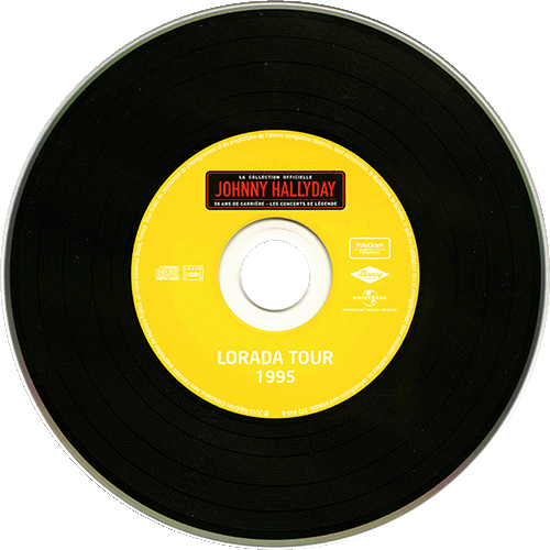 Collection Johnny Hallyday Lorada tour 1995 1967 372 440-8