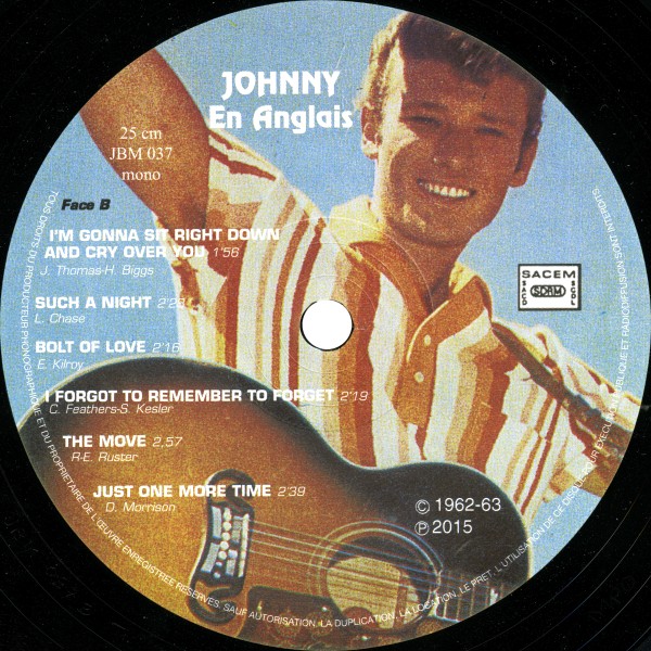 LP 25 Cm JBM Johnny en anglais JBM 037