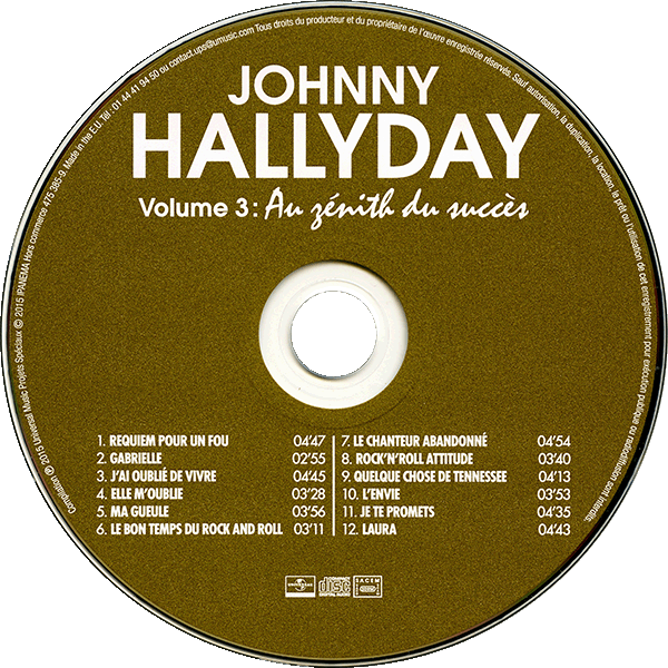 Livre-CD Universal Secrets de chansons Vol 3 Au znith du succs 475 385-9