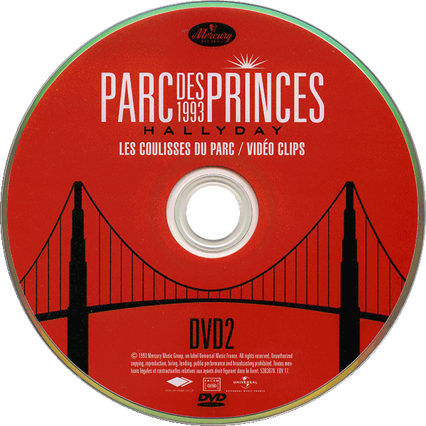 CD-DVD  Parc des Princes 1993 25 anniversaire Universal 5383073