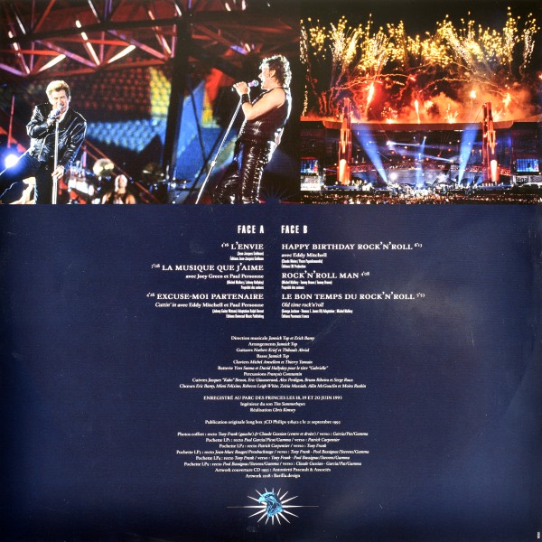 Coffret 5 LP  Parc des Princes 1993 25 anniversaire Universal 5383064