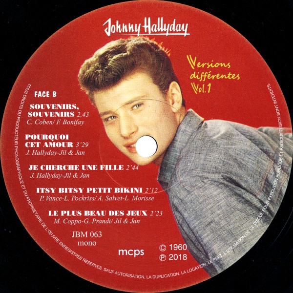 LP JBM  Johnny Hallyday Versions diffrentes Vol 1 063
