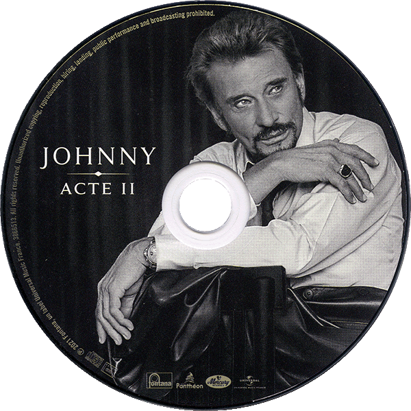 Johnny Hallyday Double CD Johnny Acte I Acte II Universal 38 64173