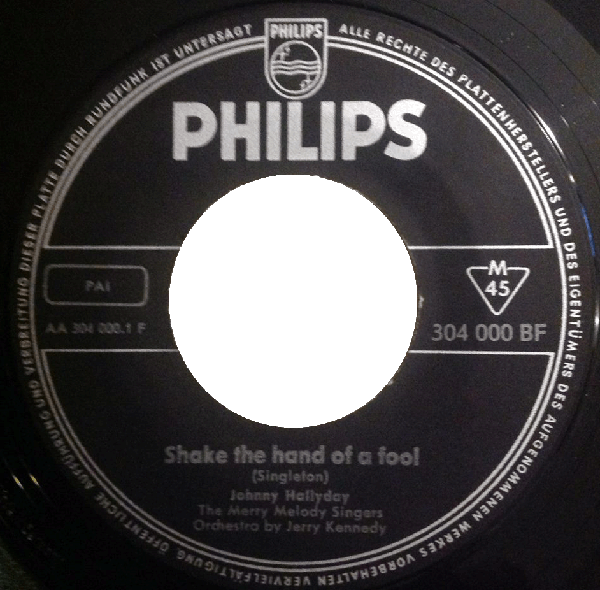 Allemage SP Philips 304000  Shake the hand of a fool