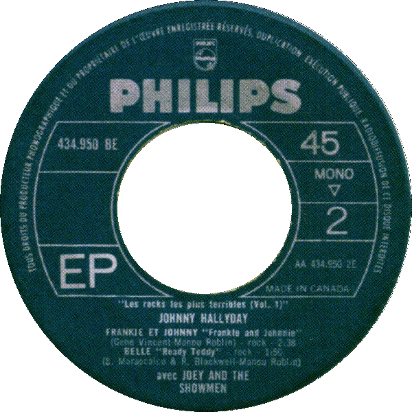 EP Philips 434 950 BE Les rocks les plus terribles Vol 1