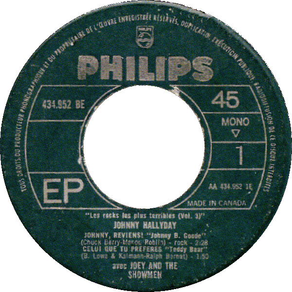 EP Philips 434 952 BE Les rocks les plus terribles Vol 3