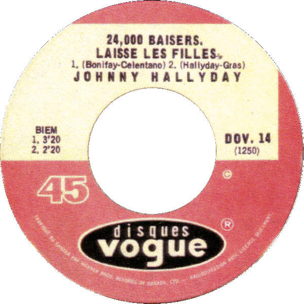 EP Vogue DOV-14 Les disques d'or de la chanson