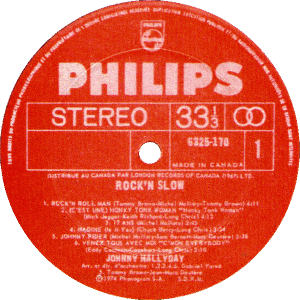 LP Philips 6325 170 Rock 'n' slow