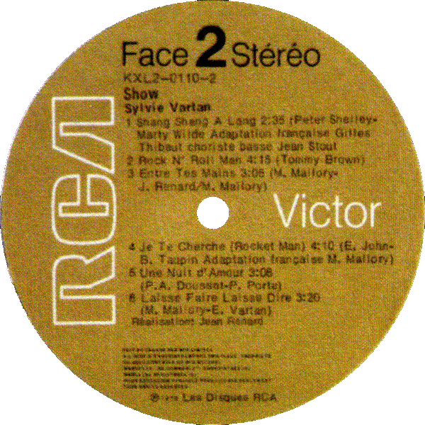 LP RCA KXl2-0110 Sylvie Vartan