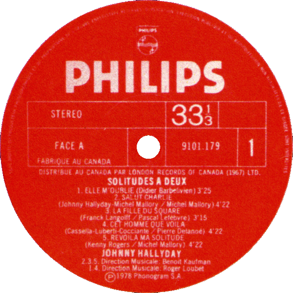 LP Philips 9101 179 Solitudes  deux