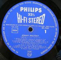 LP Philips SFL-7031 Johnny Hallyday 