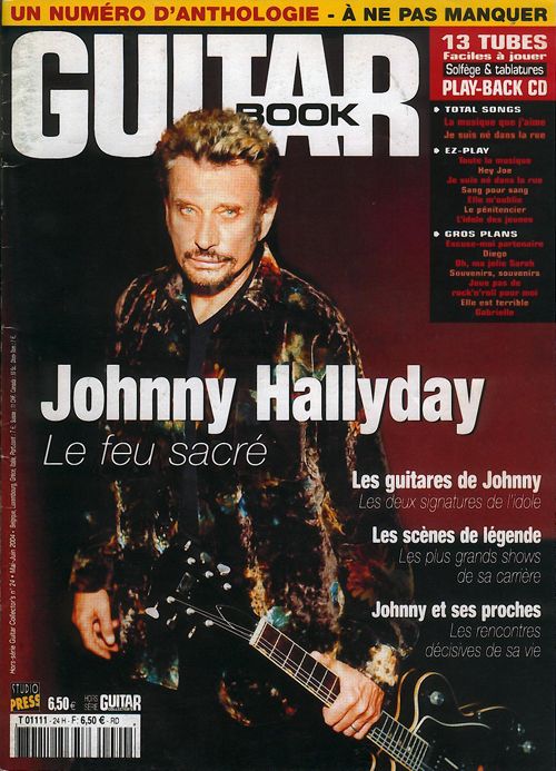 Guitar Book HS Nr 24 Johnny Hallyday Le feu sacr