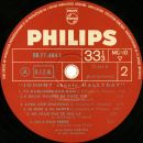 LP Philips B 77.484 L Johnny chante Hallyday version velours