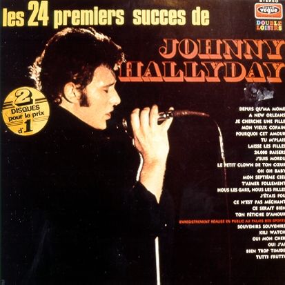 LP Les 24 premiers succés de Johnny Hallyday