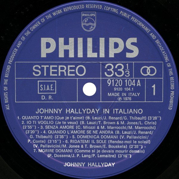 LP In italiano Philips 9120 104