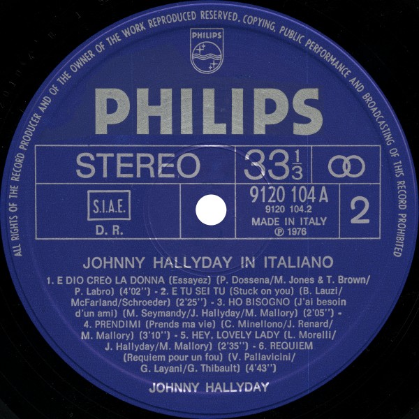LP In italiano Philips 9120 104