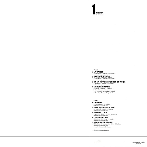 Intégrale des chansons 1960-1982 - Coffret 8 Johnny 1982 Et chansons en versions étrangéres de 19621982 - LP 1