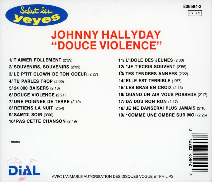 CD Dial 836 584-2 Douce violence