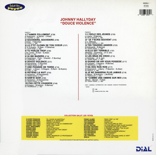 LP Douce violence Dial 836 584-1
