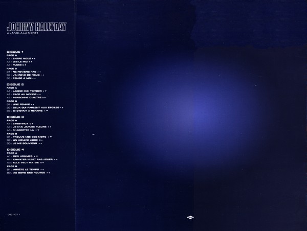 Coffret 4  LP A la viela mort! Universal 063 407-1