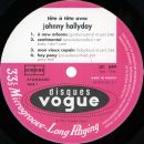 LP 25 cm Tête à tête avec Johnny Hallyday mono BMG 82 876 522 311