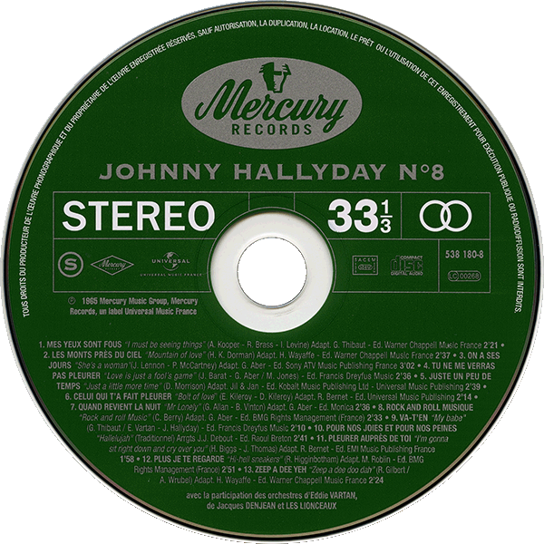 CD  papersleeve Universal Hallelujah 538 180-8