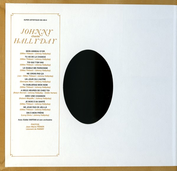 CD  papersleeve Universal Johnny chante Hallyday 538 439-9