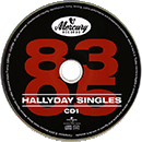 CD  papersleeve Universal Hallyday Singles83-05 538 446-2