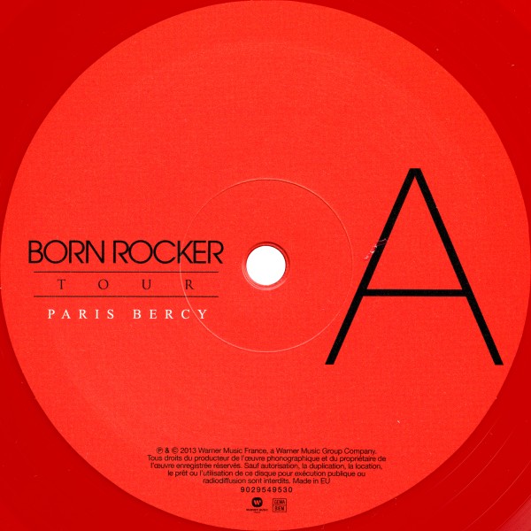 LP couleur Born rocker tour Warner 0190295495305