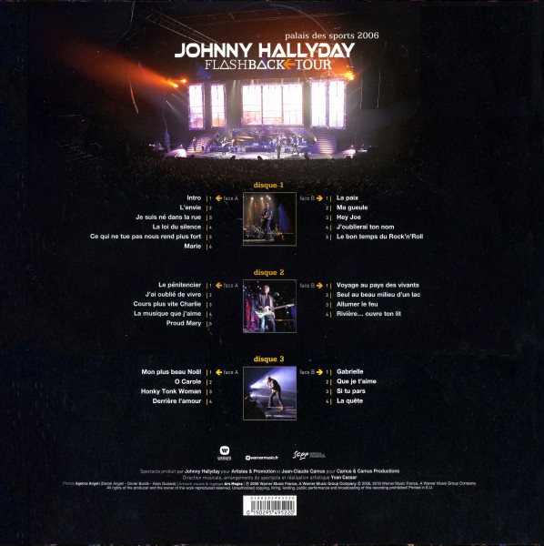 LP couleur Flashback Tour Palais des Sports 2006 Warner 0190295495220