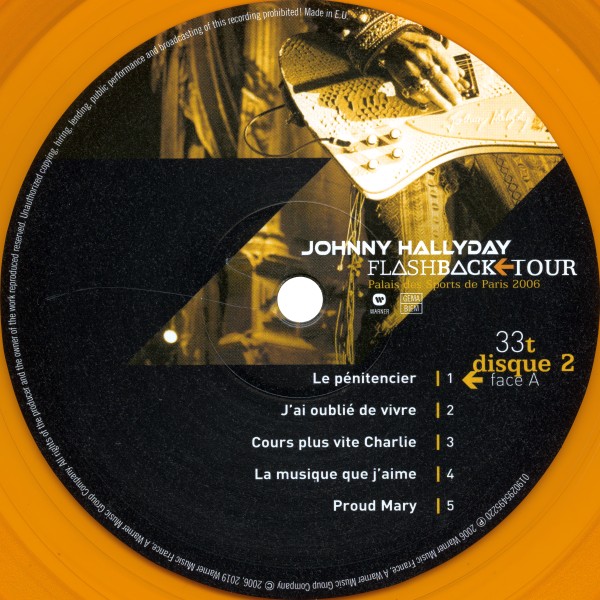 LP couleur Flashback Tour Palais des Sports 2006 Warner 0190295495220