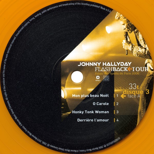LP couleur Flashback Tour Palais des Sports 2006 Warner 0190295495220