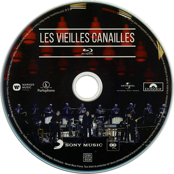 Coffret LP CD DVD Bluray Les Vieilles Canailles Le Live Warner 1902 95380427
