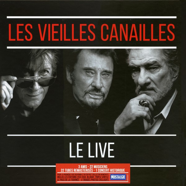 Coffret LP CD DVD Bluray Les Vieilles Canailles Le Live Warner 1902 95380427