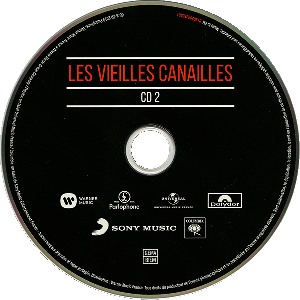 Coffret LP CD DVD Bluray Les Vieilles Canailles Le Live Warner 1902 95380427