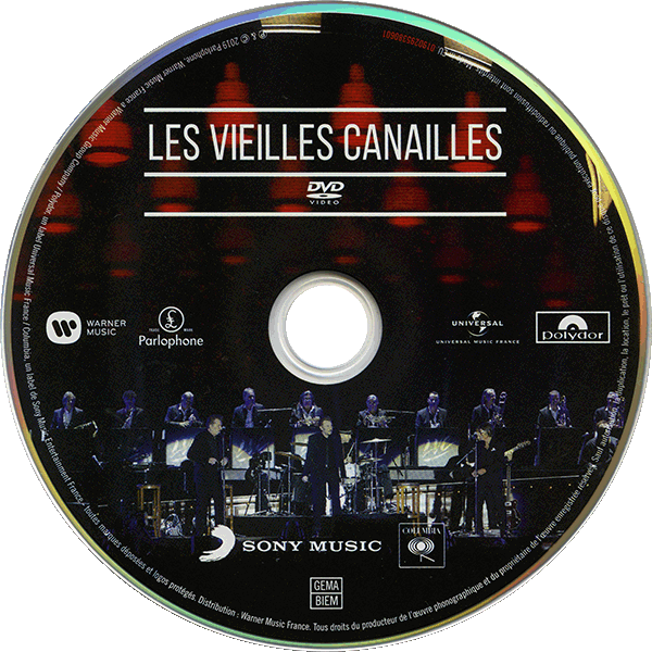 Coffret LP CD DVD Bluray Les Vieilles Canailles Le Live Warner 1902 95380427