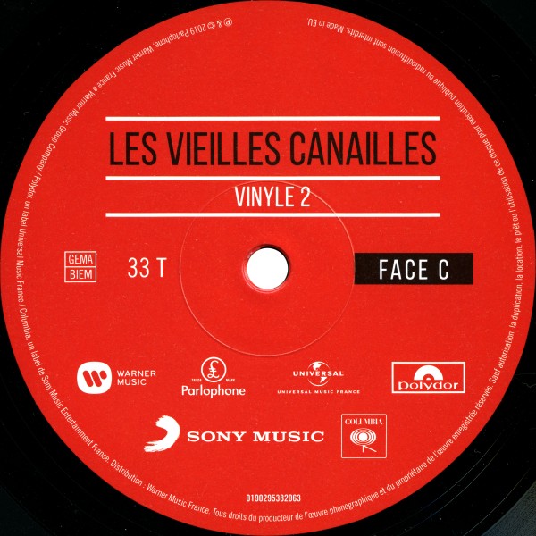 Coffret LP CD DVD Bluray Les Vieilles Canailles Le Live Warner 1902 95380427