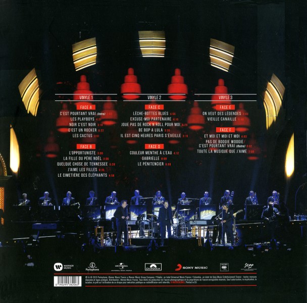Coffret LP CD DVD Bluray Les Vieilles Canailles Le Live Warner 1902 95380427