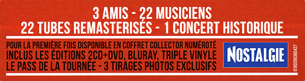 Coffret LP CD DVD Bluray Les Vieilles Canailles Le Live Warner 1902 95380427