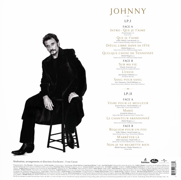Double LP  noir Johnny Universal   080 8686