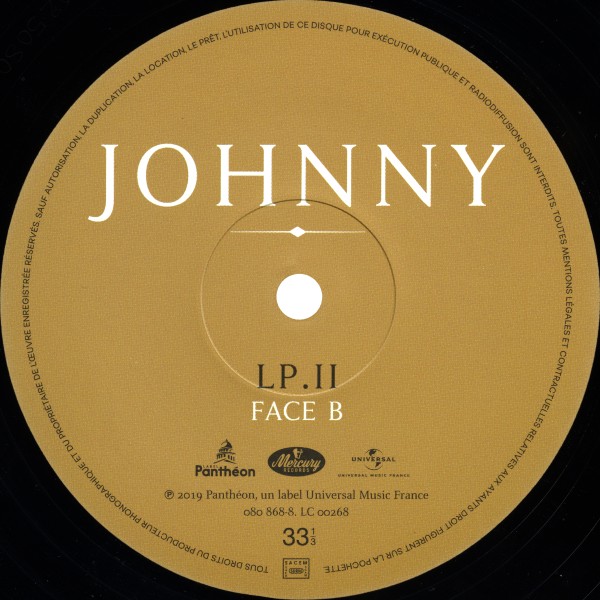 Double LP  noir Johnny Universal   080 8686