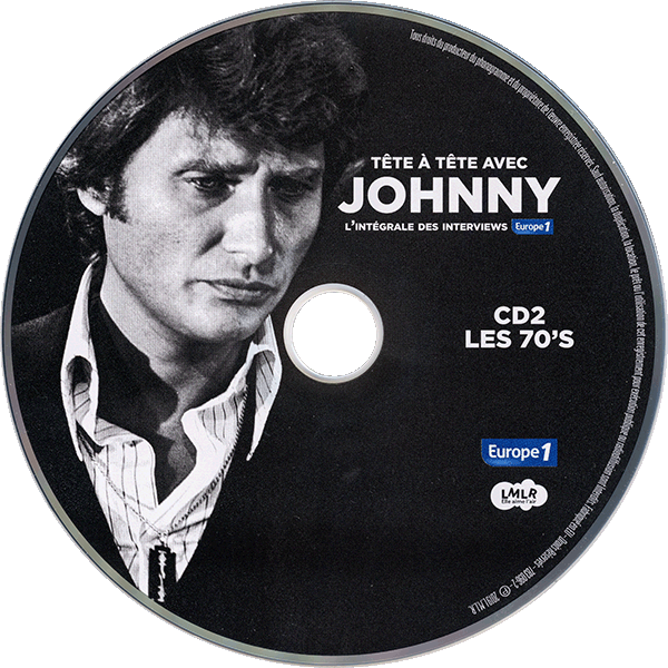 CD Tétetéte avec Johnny L'intégrale des interviews Europe 1 LMLR 783096