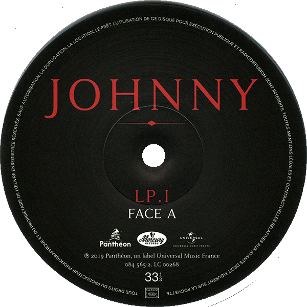 Coffret Double LP  - 25 Cm - CD Johnny Universal 080 8690