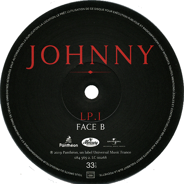 Coffret Double LP  - 25 Cm - CD Johnny Universal 080 8690
