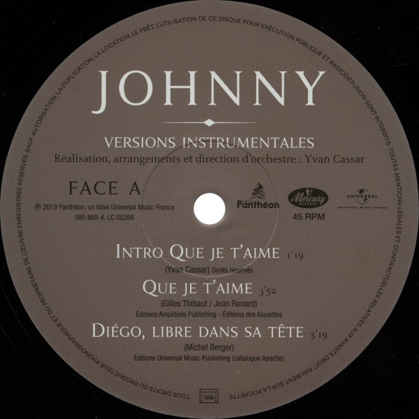 Coffret Double LP   -25 Cm - CD Johnny Universal 080 8690